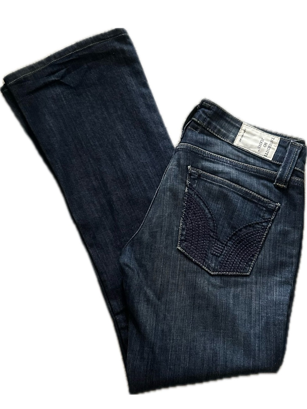 Taverniti So Jeans ,Dark Indigo Women’s Jeans - Classic bootcut Y2K Sz 27 EUC